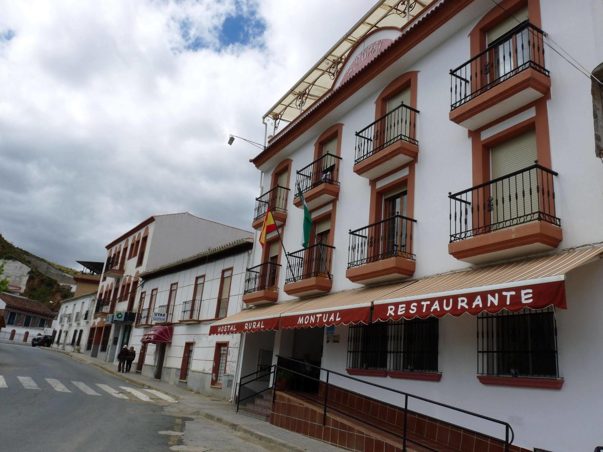 Hostal Rural Montual Los Banos  Bagian luar foto